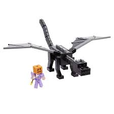 400 hp new loot table  dragon egg, phantom membrane, ender pearl, dragon head, elytra and more. summons new crystal ender dragon can summon phantoms shoots new end pearls. Minecraft Ultimate Ender Dragon Figure Toys R Us Canada