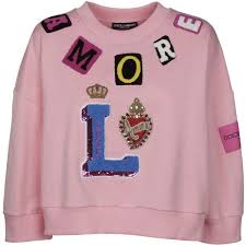Dolce And Gabbana Amore Patch Jumper 13 336 390 Idr Liked On Polyvore Featuring Tops Sweate Extra Long Sleeve Sweater Dolce And Gabbana Long Sleeve Jumper