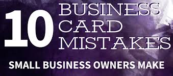 Get best ever personalized business cards or make your own from scratch! 10 Business Card Mistakes Small Business Owners Make Indigo Ink Solutions