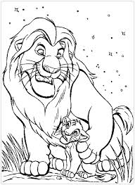 Printable coloring pages of baby simba and young simba from disney's the lion king last updated on february 1st 2021. Mufasa With Simba The Lion King Kids Coloring Pages