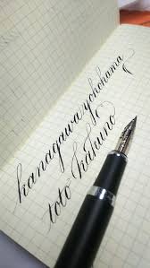 100均 ダイソーで買えるカリグラフィー用品 ペンと紙 カリグラフィー メモ カリグラフィー ペン カリグラフィーペン