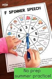 Speech therapy software for children usually varies from software for adults. Summer Practice Is A Breeze With Articulation Spinner Speech These Printables Are A Fun Wor Speech Therapy Games Speech Articulation Speech Therapy Activities