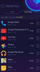 Options available in the du speed ​​booster. Cache Cleaner Du Speed Booster Para Android Decargar Gratis