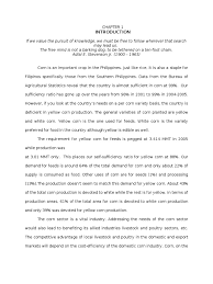 It is necessary for those students who are taking core subjects. Sweet Corn Thesis Final Draft Wheat Agriculture