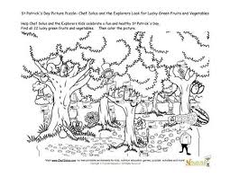 Find The Lucky Green Fruits And Vegetable Forest Green Fruits And Vegetables Kindergarten Kids Fruits And Vegetables Pictures