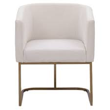Vig Furniture Modrest Yukon Modern Dining Chair In 2020 White Dining Chairs Gold Dining Chairs Dining Chairs