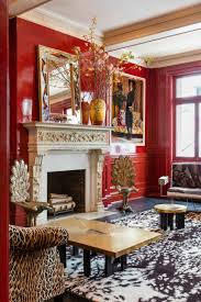 an empty manhattan apartment is transformed into a work of art living room red red rooms home decor pinterest