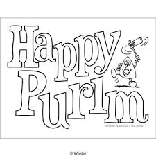 Coloring pages for children of all ages! Happy Purim Sign In English Walder Education
