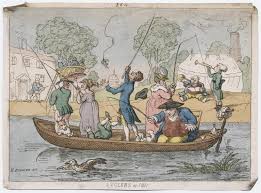 Anglers Of 1811 By H Bunbury Art Angler Hunting Fishing