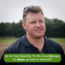 Meet Tom! 🚜 , Yorkshire-based, farming roots, he's all about good chats,  great customers, and being part of #TeamBayer., Tom shares his favourite  film, sports, holidays, and his TV choice being ...