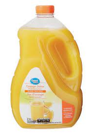 Please enter a valid email address. Great Value Orange Juice From Concentrate No Pulp Walmart Canada