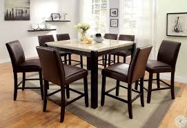 Seats 4 seats 5 seats 6 seats 7 seats 8 seats 10 seats 12 seats bar height dining sets bar height tables bistro dining sets bistro tables counter height dining sets counter height tables dining sets. Gladstone Ii Marble Top Counter Height Table From Furniture Of America Cm3823pt Coleman Furniture
