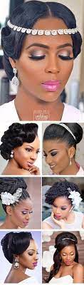 Accessories like clutches, pins and flowers can also be used to make your dark tresses look awesome. 39 Black Women Wedding Hairstyles That Full Of Style Natural Wedding Hairstyles Natural Hair Styles Hair Styles