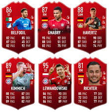 Joshua kimmich rating is 87. Potential Cards Bundesliga Potm Fifa