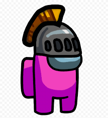 Hd Pink Among Us Crewmate Character With Knight Helmet Png Citypng Select a color black white brown blue cyan green lime red orange pink purple yellow. hd pink among us crewmate character
