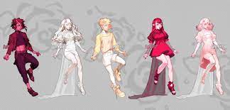 Rose Petal Demons Character Concepts Amanda Schank Character Concept Rose Petals Character Design