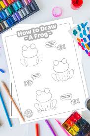 This frog step by step drawing lesson tutorial is very easy to. How To Draw A Frog Step By Step Tutorial