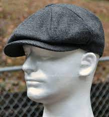 Grey Wool Tweed Gatsby Cap Men Newsboy Ivy Hat Golf Driving Flat Winter Cabbie Ivy Hat Mens Hats For Sale Hats For Men