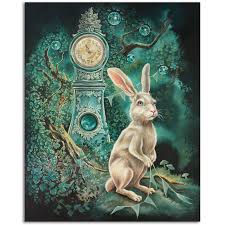 Alice in wonderland quote vintage dictionary art canvas print. Alice In Wonderland White Rabbit Art Print The Art Of Eeva Nikunen Victorian Fantasy Art And Illustration