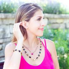 Onyx Rock Candy Necklace in Gold (Length: 30" Length)