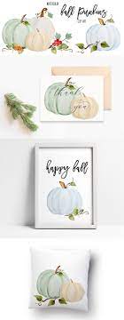 Pumpkin Clip Art Fall Watercolor Clipart Dusty Blue Etsy In 2021 Clip Art Fall Watercolor Watercolor Pumpkins