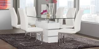Ultimately, it depends on the the starting point is always the basic setting which is dressed up by adding more pieces; Glass Top Dining Room Table Sets With Chairs