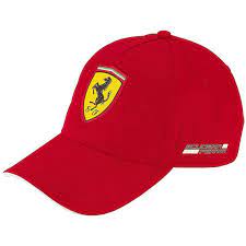 Ferrari Red Quilt Stitch Hat Cap Formula 1 Hat Fashion Fitted Hats Baseball Cap Outfit