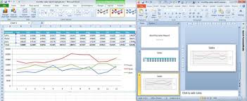 dynamically link charts tables in excel 2010 with powerpoint