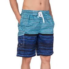 Stripe Beach Shorts For Mens Beachwear Swim Trunks Pants Swimwear Short Trunks Swimsuits Board Shorts With Mesh Lining