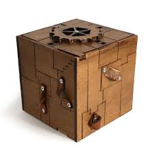 Challenging for kids and adults. Tnt Steampunk Tigerwood Puzzle Box