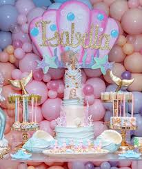 Under the sea themed decorations. Kara S Party Ideas Mermaid Under The Sea Birthday Party Kara S Party Ideas