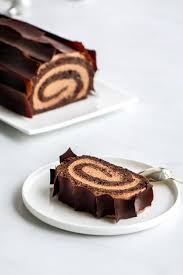 Buche Roulee Au Chocolat Empreinte Sucree