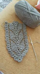 Yelek 1 Crochet Stitches Crochet Edging Scarf Crochet Pattern