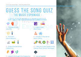 Pixie dust, magic mirrors, and genies are all considered forms of cheating and will disqualify your score on this test! Free Name The Song Band Music Quiz Teaching Resources
