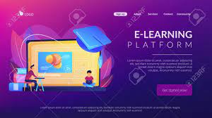 There are also various social learning tools, including communities. Students Using E Learning Platform Video On Laptop And Graduation Stock Photo Picture And Royalty Free Image Image 113267863