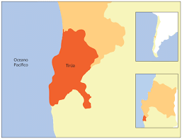 Where is the current position of tirua presently? Centro Urbano De Tirua En El Contexto Regional Download Scientific Diagram
