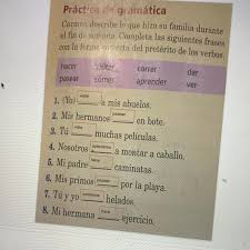 Download as doc, pdf, txt or read online from scribd. Does Anyone Know The Right Answers Practica De Gramatica Brainly Com