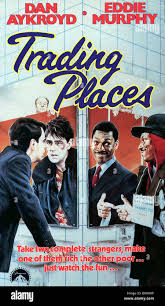 TRADING PLACES -1983 POSTER Stock Photo - Alamy