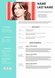 * name and current contact information of the applicant. Nursing Resume Template Free Download In Word Cv Samples