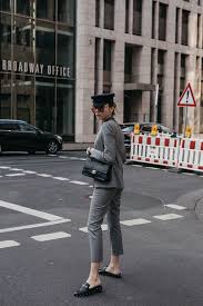 Fashion Blogger Beatrice Gutu Wearing French Style Baker Boy Hat With The Kooples Suit And Chanel Class Chanel Classic Bag Outfit Chanel Bag Classic Cap Outfit
