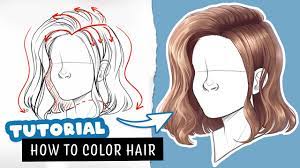 If something wasn't clear or you have other questions, ideas for videos, etc. How To Color Semi Realistic Hair Digital Art Tutorial Youtube