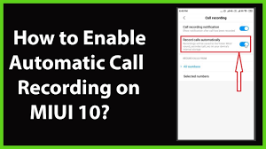 How To Enable Automatic Call Recording In Miui 10 Redmi Note 4 Youtube