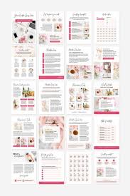 60 Ebook Workbook Canva Templates Worksheet Lead Magnet Etsy In 2020 Ebook Template Workbook Templates