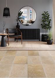 Check spelling or type a new query. Real Tumbled Travertine Cream Matt Travertine Effect Natural Stone Wall Floor Tile Pack Of 3 L 406mm W 610mm Diy At B Q