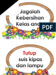 Bapak dan ibu guru mungkin diamanahi tugas sebagai wali kelas. Hiasan Kelas