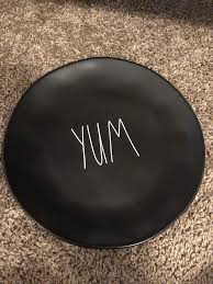 Rae Dunn Black Dinner Plate 2019 Black Dinner Rae Dunn Dunn