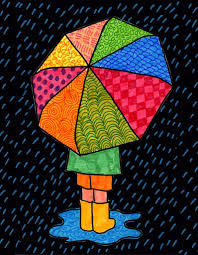 Drawing is more fun than reading or writing. How To Draw An Umbrella Art Projects For Kids