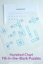 Check out our fill in blank puzzle selection for the very best in unique or custom, handmade pieces from our shops. Fill In The Blank Hundred Chart Puzzles Creative Family Fun