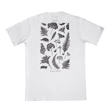 botany t shirt in white standard fit crew neck cotton tee front crest back print embroidered tag on bottom hem also com shirts shirt designs shirts white