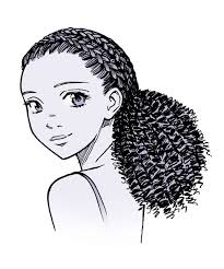 Anime Black Curly Hair Boy Anime Hair Manga Hair How To Draw Curly Hair Anime Curly Manga Manga Hair Ponytail Drawing Curly Hair Drawing